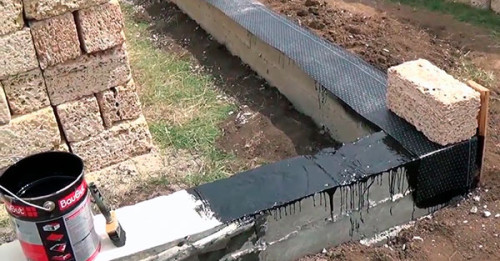 Гидроизоляция фундамента. Для чего она нужна?